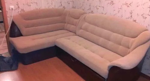 Перетяжка углового дивана. Козельск